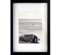 accent by nielsen cadre objetavec passe-partout, 21 x 29,7 cm (A4), bois (MDF), Noir, cadre documentpour accrocherau format paysage et portrait, verre véritable, Aura