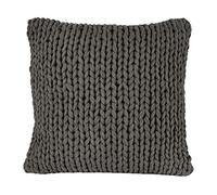 nielsen HOME Housse de Coussin Marlin en Gros Tricot, 50x50 cm, Gris Antique, 100% Coton, Oekotex, Confortable, élégant et à la Mode, décoratif, Coussin de canapé