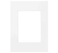 nielsen passepartout Premium 2,0 mm | format extérieur 60x80 cm pour format d'image 40x60 cm | blanc