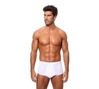 Niema Golphin Braslip abierto de algodón canalé Abanderado Combinaison, Blanc (Blanco 001), Medium (Taille Fabricant: M/48) Homme