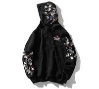 Niepce Inc Sweat à Capuche pour Homme avec Motif de Dragon brodé, vêtement Urbain épais, 3X-Large