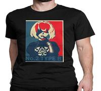 Nier Automata 2B Poster Men T Shirt Japan Game Novelty Tee Shirt Short Sleeve T-Shirts Men Cotton Tees Manches Courtes(3X-Large)