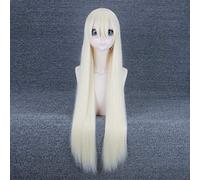 NieR: Automata A2 argent/clair doré longue perruque Cosplay Costume YoRHa Type A n ° 2 femmes cheveux synthétiques Halloween fête perruques PL-870