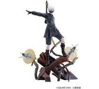 NieR: Automata Ver1.1a - Statuette 1/7 YoRHa No. 9 Type S Covering Fire 31 cm Marron G