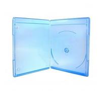 Nierle Elite Boitier Blu-ray, Slim 6 mm, Machine-pack-quality, Transparent, Bleu, 10 pièces