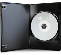 Nierle FlexBox Boîtiers DVDBoîtiers DVD, Slim 7 mm, qualité machine-pack, noir, 100 pièces