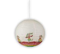 Niermann Standby 162 Pendentif Papier lumière Ballon Rainbow Rabbit, Multicolore, 40 x 40 x 40 cm