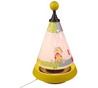 Niermann Standby 50062 Carrousel Rainbow Rabbit, Plastique, G4, 20 W, Jaune/Multicolore, 21 x 21 x 35 cm