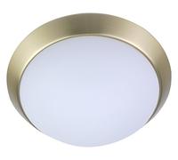 Niermann Standby A + + to E, Plafonnier - Bague décorative laiton mat, HF Capteur, Verre/métal, opal matt, 40 x 40 x 13 cm
