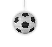 Suspension Niermann Standby Suspension boule en papier, Papier, blanc/noir, 40 x 40 x 40 cm