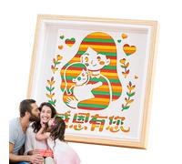 Niesel Art et artisanat pour enfants, artisanat pour enfants, artisanat pour enfants | Cadres photo de fête des mères Craft | Kit fait main facile pour fille créative