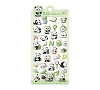 Niesel Autocollants à thème de dessin animé, pour arts et artisanat avec ruban et scrapbooking, autocollant esthétique avec effet 3D, pour ordinateur portable, décoration d'anniversaire, classe