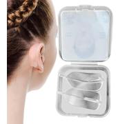 Niesel Autocollants d'oreille, correcteur d'oreille | Autocollant de support invisible pour le lobe 'oreille,Correcteurs cosmétiques cosmétiques réutilisables, 2x corrections verticales du ruban