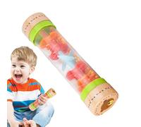 Niesel Baby Rain Stick, Rain Stick Instrument de Musique - Tube Rotatif de Pluie, Jouet Musical sensoriel pour en Bas âge pour Apprendre Le Son Play Paster Travel