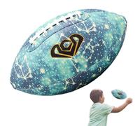 Niesel Ballons, le football si - Taille 6/9 Lumineux Junior Football Super Grip, ballon de football à double laçage, ballon de football américain imperméable en cuir PU pour piscine, cour
