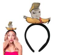 Niesel Bandeaux amusants pour femme | Bandeaux créatifs de dessin animé | Bandeau spa bouffant, bandeau réutilisable en peluche, bandeau de maquillage amusant pour se laver le visage et le maquillage