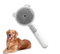 Niesel Brosse à vapeur pour chats, brosse pulvérisateur pour animaux de compagnie | Brosse à poils de chat avec spray intégré | Peigne vapeur confortable pour animaux de compagnie, nettoyant efficace