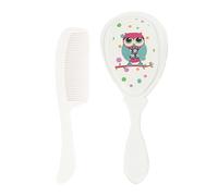 Niesel Brosse et peigne pour bébé, peigne et brosse bébé | Bristle Soft Hair Brush Cradle Catching Grooming Baby Hair Hair Brush - Down Kids Products Massage Smvep Care for Bath & Toddler