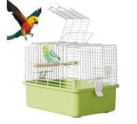 Niesel Cage à oiseaux, porte-oiseaux, porte-perroquet amovible, accessoire imperméable pour oiseaux, cages légères pour animaux domestiques