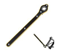 Niesel Clé à cliquet de voiture, outil à cliquet pour clé à cliquet de voiture, clé à ciseaux Jack Lug, outil de manipulation de vitesse de levage, clé à cliquet pour