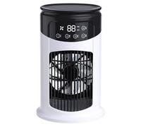 Niesel Climatiseur personnel, petit ventilateur portable, ventilateur silencieux avec humidificateur de 300 ml pour intérieur extérieur, voyage, bureau, randonnée, chambre, studio et
