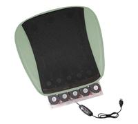 Niesel Coussin d'assise de voiture - Coussin de siège respirant avec ventilateur - Coussin de siège portable antidérapant à 3 niveaux avec ventilateur pour voiture, camion, voyage et trajet