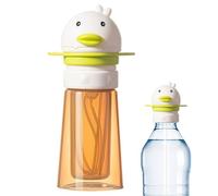 Niesel Couvercle pour bouteille d'eau - Couvercle anti-goutte Sippy | Remplacement adaptateur portable étanche pour voyage et camping, embout pour filles et