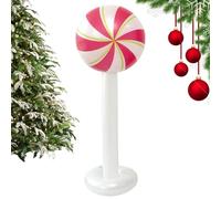 Niesel de Noël Gonflable,Grande Sucette de Noël Gonflable en PVC Décoré,Décoration saisonnière pour Les fêtes de Jardin | Affichage de Fête de Patio