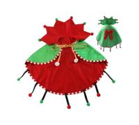 Niesel Déguisement d'arbre de Noël pour chien - Cape pour animaux de compagnie - Pour fêtes d'hiver et anniversaires