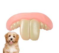 Niesel Dents drôles pour chiens - Jouet en silicone amusant - Jeu Interactif pour Stimulation Mentale Exercice Physique À La Maison En Plein Air Voyage Cadeau Pour Famille Amis Noël