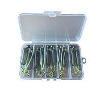 Niesel Double Hook Reverse Bottom Rig - Accessoires de canne à pêche pour sandre et bar - Lot de 5 hameçons pour poisson-chat, perche, poisson plat et truite | Pêche pour flet