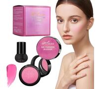 Niesel Fard à Joues,Fard à Joues Liquide Coussion d'Air Avec Miroir | Teint à Joues Soyeux avec Applicateur Champignon, Effet Naturel pour Finition Radieuse