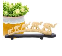 Niesel Figurine d'éléphants, décoration d'éléphants pour la maison - Bureau de la collection de figurines d'éléphant - Résine Small Modern Art Sculpture, Animal Collectibles Decor pour la maison de