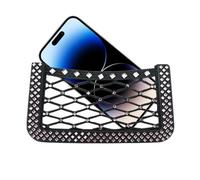 Niesel Filet de rangement de voiture - organisateur sac en filet pour voiture | porte-collations pour poches, pour camion, fourgon, bateau, siège arrière, ramassage, camping, voyage route, intérieur