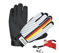Niesel Gants de de But Football | 1 Paire de Gants de de But pour Jeunes - Rembourrage Absorbant Les Chocs Football Entraînement école Club