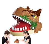 Niesel Jeu de dentition - Jouet dentaire dinosaure - Jouet de farce pour le plaisir de jouer à la morsure - Jouet dentaire délicat - Jouet d'interaction dinosaure qui presse les dents