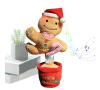 Niesel Jouet en peluche arbre de Noël, jouet d'arbre de Noël électrique chanteur avec lumière | décoration pour maison, bureau, chambre, bureau, bureau, bureau, bureau, etc