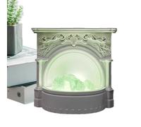 Niesel Lampe d'aromathérapie - Diffuseur d'huile en Pierre de, décoration de cheminée, exquise 3 Couleurs, veilleuse sans Fil pour Chambre à Coucher, Chevet