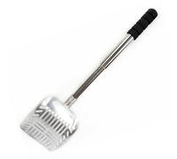 Niesel Libérez le tamis à cendres, pelle à cendres, Fire Pit Ash Sifter Hollow Out - Scoop pour frites réglable, outil de nettoyage de la pelle à charbon