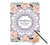 Niesel Livres de recherche de mots pour adultes, livres de puzzle de recherche de mots pour adultes, créez le calme et la positivité dans votre vie | Livre de recherche de mots relaxant pour