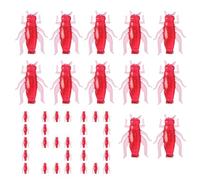 Niesel Lot de 150 leurres de pêche pour truite - Leurres souples avec appât - Kit jig réaliste pour rivière, lac, côte, pêche à la truite en eau douce et en eau salée