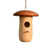 Niesel Maisons pour Colibris Nidification - Nichoir Suspendu Extérieur | Abri en Bois Champignon pour Jardin Balcon Terrasse Arbre Refuge Faune Sauvage