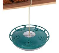 Niesel Mangeoire de colibri pour oiseaux sauvages, décoration de jardin d'eau d'oiseau sauvage, bac à eau du mangeoire à colibri suspendu pour jardin, patio, patio