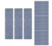 Niesel Marches d'escalier | Lot de 15 marches d'escalier en bois autocollantes | Tapis de sécurité antidérapant réutilisable - Pour, animaux domestiques, personnes âgées, terrasse, maison