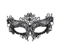 Niesel Masque de performance en dentelle noire pour femmes et filles pour Halloween, carnaval et œuvres de théâtre cosplay