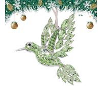 Niesel Ornements d'oiseaux pour sapin de Noël | Ornements en strass - Pendentif de festival intérieur, pour anniversaire, fenêtre, jardin, femme, grand-mère, extérieur, maison, cour