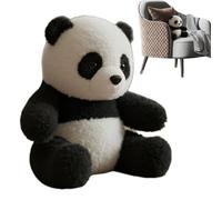 Niesel Panda en Peluche Super Douce réaliste Animale Pince Compagnon Consolation émotionnelle Stress