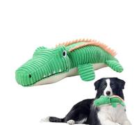 Niesel Peluche jouet pour chien, peluche pour chien - Pelive jouets pour mâchés agressifs - PET RÉSISTANT MORD RÉSISTANT DU BITO CROCODILE ÂME POSTRA EN PEIDE