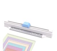 Niesel Perforatrice à papier pour papier de bricolage, perforatrice à papier A4 faite main | Perforatrice pour cartes de scrapbooking pour perforation et de rapports professionnels