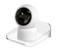 Niesel Petite étagère transparente - Très petite étagère murale | Support pour caméra de sécurité, pour exposition flottante sur fenêtre appartement locataire chambre résidence salle de bain
